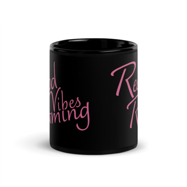 Realm of Roxy Black Glossy Mug - Pink - Image 3