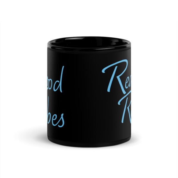 Good Vibes Realm of Roxy Black Glossy Mug - Blue - Image 3