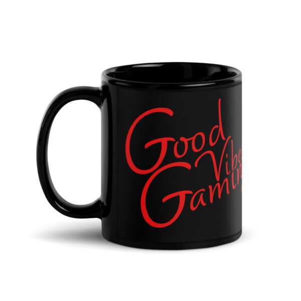 Realm of Roxy Black Glossy Mug - Red - Image 2