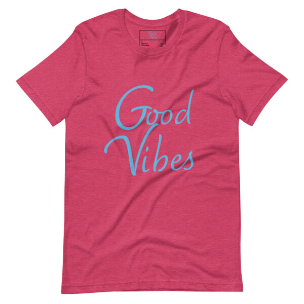 Good Vibes Unisex t-shirt - Blue - Image 4