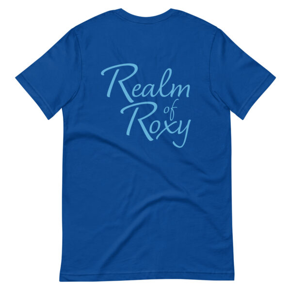 Good Vibes Gaming Realm of Roxy Unisex t-shirt - Blue - Image 4