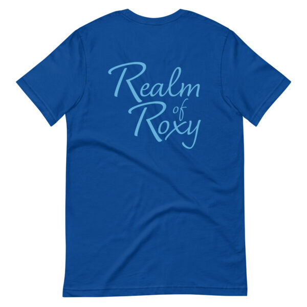 Good Vibes Realm of Roxy Unisex t-shirt - Blue - Image 4