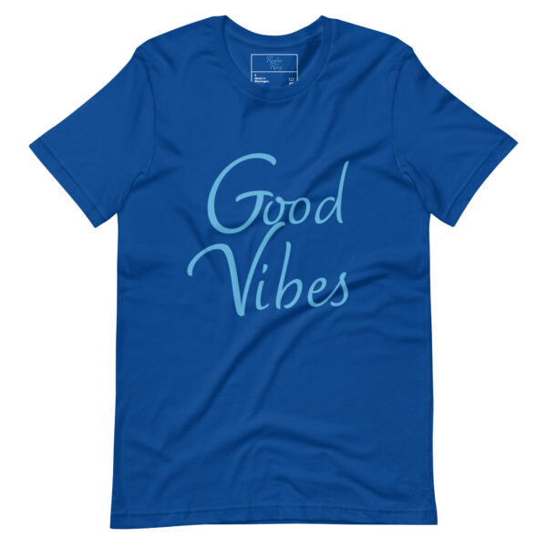 Good Vibes Unisex t-shirt - Blue - Image 2