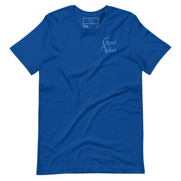 Good Vibes Realm of Roxy Unisex t-shirt - Blue - Image 3